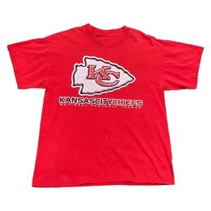 Y2K Kansas City Chiefs Graphic T-shirt size L